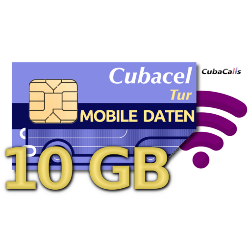 Cubacel TUR 10 GB Daten Aufladung