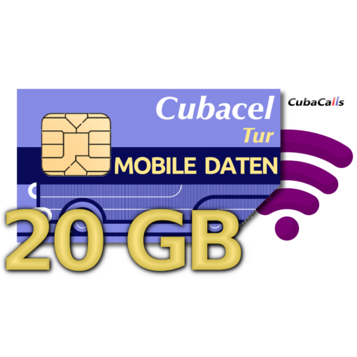 Cubacel TUR 20 GB Daten Aufladung